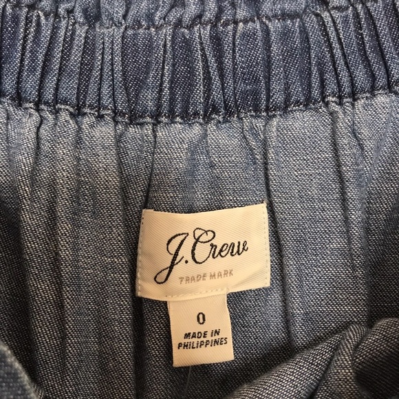 J. Crew Off The Shoulder Chambray Midi Dress - Picture 6 of 8